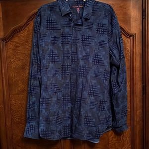 New Visconti Black XL Dress Shirt, Never Used